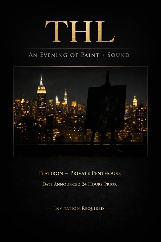 THL paint and sound invitation concept